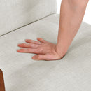  Manufacturer Color_Beige -- Homelegance Odessa Stationary Fabric Accent Chair IMAGE 7