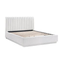  Size_Queen -- Homelegance Mulvane Upholstered Platform Bed IMAGE 4