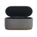  Homelegance Nell 4796GY Lift Top Storage Bench IMAGE 4