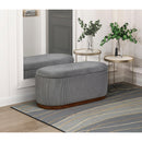  Homelegance Nell 4796GY Lift Top Storage Bench IMAGE 6