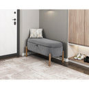  Homelegance Mavis 4797GY Lift Top Storage Bench IMAGE 6