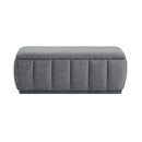  Homelegance Maize 4799GY Storage Bench IMAGE 1