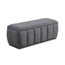  Homelegance Maize 4799GY Storage Bench IMAGE 2