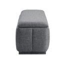  Homelegance Maize 4799GY Storage Bench IMAGE 3