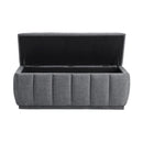  Homelegance Maize 4799GY Storage Bench IMAGE 4