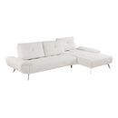  Manufacturer Color_Beige -- Homelegance Dominic Fabric 2 pc Sectional IMAGE 6