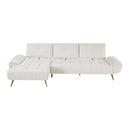  Manufacturer Color_Beige -- Homelegance Dominic Fabric 2 pc Sectional IMAGE 10