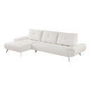  Manufacturer Color_Beige -- Homelegance Dominic Fabric 2 pc Sectional IMAGE 11