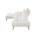  Manufacturer Color_Beige -- Homelegance Dominic Fabric 2 pc Sectional IMAGE 7