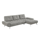  Manufacturer Color_Dove Grey -- 8400DVG*22LRC 2 pc Sectional with Right Chaise and Dual-position Backs for Adjustable Seat Depth IMAGE 11