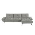  Manufacturer Color_Dove Grey -- 8400DVG*22LRC 2 pc Sectional with Right Chaise and Dual-position Backs for Adjustable Seat Depth IMAGE 1