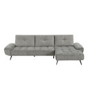  Manufacturer Color_Dove Grey -- 8400DVG*22LRC 2 pc Sectional with Right Chaise and Dual-position Backs for Adjustable Seat Depth IMAGE 1