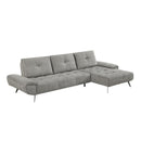  Manufacturer Color_Dove Grey -- 8400DVG*22LRC 2 pc Sectional with Right Chaise and Dual-position Backs for Adjustable Seat Depth IMAGE 2