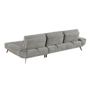  Manufacturer Color_Dove Grey -- 8400DVG*22LRC 2 pc Sectional with Right Chaise and Dual-position Backs for Adjustable Seat Depth IMAGE 4