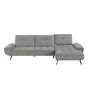  Manufacturer Color_Dove Grey -- 8400DVG*22LRC 2 pc Sectional with Right Chaise and Dual-position Backs for Adjustable Seat Depth IMAGE 5