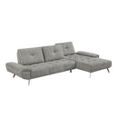  Manufacturer Color_Dove Grey -- 8400DVG*22LRC 2 pc Sectional with Right Chaise and Dual-position Backs for Adjustable Seat Depth IMAGE 6