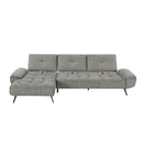  Manufacturer Color_Dove Grey -- 8400DVG*2LC2R 2 pc Sectional with Left Chaise and Dual-position Backs for Adjustable Seat Depth IMAGE 10