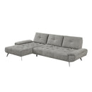  Manufacturer Color_Dove Grey -- 8400DVG*2LC2R 2 pc Sectional with Left Chaise and Dual-position Backs for Adjustable Seat Depth IMAGE 11