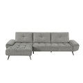  Manufacturer Color_Dove Grey -- 8400DVG*2LC2R 2 pc Sectional with Left Chaise and Dual-position Backs for Adjustable Seat Depth IMAGE 1