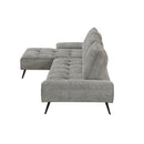  Manufacturer Color_Dove Grey -- 8400DVG*2LC2R 2 pc Sectional with Left Chaise and Dual-position Backs for Adjustable Seat Depth IMAGE 3