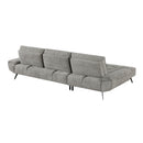  Manufacturer Color_Dove Grey -- 8400DVG*2LC2R 2 pc Sectional with Left Chaise and Dual-position Backs for Adjustable Seat Depth IMAGE 4