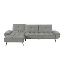  Manufacturer Color_Dove Grey -- 8400DVG*2LC2R 2 pc Sectional with Left Chaise and Dual-position Backs for Adjustable Seat Depth IMAGE 5