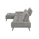  Manufacturer Color_Dove Grey -- 8400DVG*2LC2R 2 pc Sectional with Left Chaise and Dual-position Backs for Adjustable Seat Depth IMAGE 7