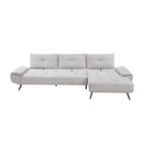  Manufacturer Color_Light Grey -- 8400LTG*22LRC 2 pc Sectional with Right Chaise and Dual-position Backs for Adjustable Seat Depth IMAGE 10