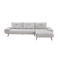  Manufacturer Color_Light Grey -- 8400LTG*22LRC 2 pc Sectional with Right Chaise and Dual-position Backs for Adjustable Seat Depth IMAGE 1