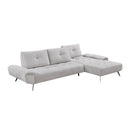  Manufacturer Color_Light Grey -- 8400LTG*22LRC 2 pc Sectional with Right Chaise and Dual-position Backs for Adjustable Seat Depth IMAGE 6