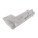  Manufacturer Color_Light Grey -- 8400LTG*22LRC 2 pc Sectional with Right Chaise and Dual-position Backs for Adjustable Seat Depth IMAGE 9