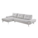  Manufacturer Color_Light Grey -- 8400LTG*2LC2R 2 pc Sectional with Left Chaise and Dual-position Backs for Adjustable Seat Depth IMAGE 2