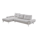  Manufacturer Color_Light Grey -- 8400LTG*2LC2R 2 pc Sectional with Left Chaise and Dual-position Backs for Adjustable Seat Depth IMAGE 6