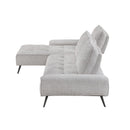  Manufacturer Color_Light Grey -- 8400LTG*2LC2R 2 pc Sectional with Left Chaise and Dual-position Backs for Adjustable Seat Depth IMAGE 7
