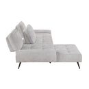  Manufacturer Color_Light Grey -- 8400LTG*2LC2R 2 pc Sectional with Left Chaise and Dual-position Backs for Adjustable Seat Depth IMAGE 8
