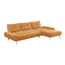  Manufacturer Color_Orange -- 8400RNG*22LRC 2 pc Sectional with Right Chaise and Dual-position Backs for Adjustable Seat Depth IMAGE 11