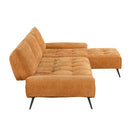  Manufacturer Color_Orange -- 8400RNG*22LRC 2 pc Sectional with Right Chaise and Dual-position Backs for Adjustable Seat Depth IMAGE 12
