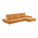  Manufacturer Color_Orange -- 8400RNG*22LRC 2 pc Sectional with Right Chaise and Dual-position Backs for Adjustable Seat Depth IMAGE 2