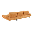  Manufacturer Color_Orange -- 8400RNG*22LRC 2 pc Sectional with Right Chaise and Dual-position Backs for Adjustable Seat Depth IMAGE 4