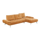  Manufacturer Color_Orange -- 8400RNG*22LRC 2 pc Sectional with Right Chaise and Dual-position Backs for Adjustable Seat Depth IMAGE 6