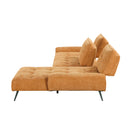  Manufacturer Color_Orange -- 8400RNG*22LRC 2 pc Sectional with Right Chaise and Dual-position Backs for Adjustable Seat Depth IMAGE 8
