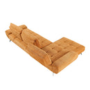  Manufacturer Color_Orange -- 8400RNG*2LC2R 2 pc Sectional with Left Chaise and Dual-position Backs for Adjustable Seat Depth IMAGE 9
