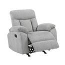  Homelegance Jules 8440GRY-1 Rocker Reclining Chair IMAGE 6