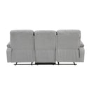  Homelegance Jules 8440GRY-3 Double Reclining Sofa IMAGE 3