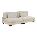  Manufacturer Color_Beige -- Homelegance Traverse Fabric 6 pc Sectional IMAGE 18