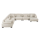  Manufacturer Color_Beige -- Homelegance Traverse Fabric 6 pc Sectional IMAGE 3