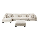  Homelegance Traverse 8555BE*CR2ACVCOT 5 pc Modular Sectional with Reversible Chaise and Ottoman IMAGE 2