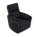  Manufacturer Color_Black -- Traverse 8555BK-1SW Swivel Glider Reclining Chair IMAGE 3