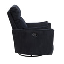  Manufacturer Color_Black -- Traverse 8555BK-1SW Swivel Glider Reclining Chair IMAGE 4