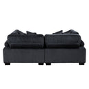  Manufacturer Color_Black -- Traverse 8555BK-2* Love Seat IMAGE 4